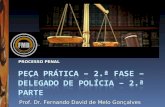 PROCESSO PENAL Prof. Dr. Fernando David de Melo Gonçalves.