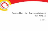 Conselho de Consumidores da Ampla 26/09/14. Fonte: C3%AAncia-ampla/consci%C3%AAncia-ecoampla.aspxC3%AAncia-ampla/co