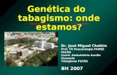 Genética do tabagismo: onde estamos? Dr. José Miguel Chatkin Prof. Tit Pneumologia FAMED PUCRS Coord. Ambulatório Auxílio Cessação Tabagismo PUCRS BH 2007.