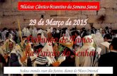 29 de Março de 2015 Domingo de Ramos na Paixão do Senhor Domingo de Ramos na Paixão do Senhor Judeus orando, num dia festivo, diante do Muro Oriental.