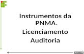 Instrumentos da PNMA. Licenciamento Auditoria 1. LICENCIAMENTO AMBIENTAL 4/7/2015 2.