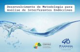 Desenvolvimento de Metodologia para Análise de Interferentes Endócrinos