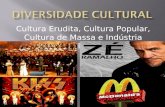 Cultura Erudita, Cultura Popular, Cultura de Massa e Indústria Cultural.