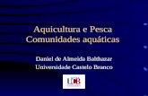 Aquicultura e Pesca Comunidades aquáticas Daniel de Almeida Balthazar Universidade Castelo Branco.