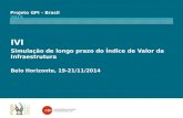 Projeto GPI – Brasil 2015 IVI Simulação de longo prazo do Índice de Valor da Infraestrutura Belo Horizonte, 19-21/11/2014.
