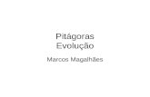 Pitágoras Evolução Marcos Magalhães. Evolução = Mudanças ao longo do tempo.