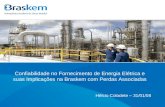 Confiabilidade no Fornecimento de Energia Elétrica e suas Implicações na Braskem com Perdas Associadas Hélcio Colodete – 31/01/08.