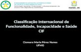 Classificação Internacional de Funcionalidade, Incapacidade e Saúde CIF Ciomara Maria Pérez Nunes UFMG.