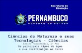 Ciências da Natureza e suas Tecnologias - Ciências Ensino Fundamental, 6º Ano Os principais tipos de água e sua distribuição na terra.