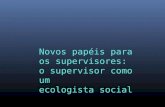 Novos papéis para os supervisores: o supervisor como um ecologista social.
