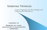 10/4/2015 Prof. Luciano Caldeira Vilanova 1 Sistemas Térmicos Curso Superior de Tecnologia em Fabricação Mecânica Capítulo 14 Medição de vazão volumétrica.