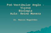 Pré-Vestibular Anglo - Viçosa Biologia Aula: Reino Monera Dr. Marcos Magalhães.