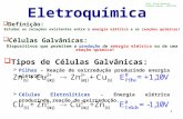 Prof. Aline Mnteiro/ Antonio Guerra – CEFET/RJ 1 Eletroquímica  Definição: Estudar as relações existentes entre a energia elétrica e as reações químicas!