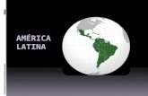 Localização  Conformada pela América do Sul, América Central e México (América do Norte), e banhada pelo oceano Atlântico e Pacífico.
