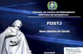 TRIBUNAL DE JUSTIÇA DE PERNAMBUCO DIRETORIA DE INFORMÁTICA Novo Modelo de Sprint PDSTJ Janeiro/2010.