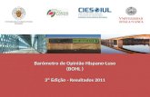 Barómetro de Opinião Hispano-Luso (BOHL ) 3º Edição - Resultados 2011.