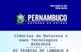 Ciências da Natureza e suas Tecnologias - BIOLOGIA Ensino Médio, 3ª Série AS TEORIAS DE LAMARCK E DARWIN.