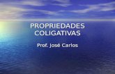 PROPRIEDADES COLIGATIVAS Prof. José Carlos. Importante Pressão Máxima de Vapor: é a maior pressão exercida pelos vapores desse líquido em equilíbrio dinâmico.
