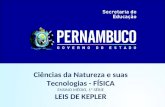 Ciências da Natureza e suas Tecnologias - FÍSICA ENSINO MÉDIO, 1ª SÉRIE LEIS DE KEPLER.