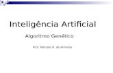 Algoritmo Genético Inteligência Artificial Prof. Marcelo B. de Almeida.