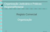 Albertina Nobre OJPRN Organização Judiciária e Práticas Registral/Notarial Organização Registo Comercial.