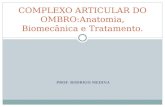 PROF. RODRIGO MEDINA COMPLEXO ARTICULAR DO OMBRO:Anatomia, Biomecânica e Tratamento.