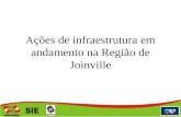 A ções de infraestrutura em andamento na Região de Joinville.