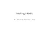 Peeling Médio R3 Brunno Zeni de Lima. Agentes peelings de média profundidade ATA 35% + solução de Jessner ATA 35% + ácido glicólico 70% ATA 35% + dióxido.