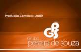 T Produção Comercial 2009. Prezada Miriam, Nós do Grupo Pereira de Souza queremos agradecer a sua colaboração e parceria para o nosso excelente resultado.