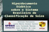 Hiperdocumento Didático sobre o Sistema Brasileiro de Classificação de Solos Edilson Pontarolo Leila Maria Araújo Santos Luís Fernando Maximo José Valdeni.
