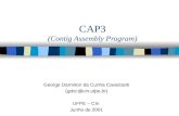 CAP3 (Contig Assembly Program) George Darmiton da Cunha Cavalcanti (gdcc@cin.ufpe.br) UFPE – CIn Junho de 2001.