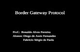 Border Gateway Protocol Prof.: Ronaldo Alves Ferreira Alunos: Diego de Assis Fernandes Fabrício Sérgio de Paula.