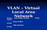 VLAN – Virtual Local Area Network Nome: Luis Felipe Yokomi RGM: 50433 Rony Muller 51001 Rony Muller 51001 Yuki Orimoto 51295 Yuki Orimoto 51295.