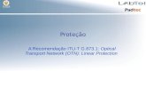 Proteção A Recomendação ITU-T G.873.1: Optical Transport Network (OTN): Linear Protection.