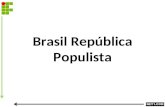Brasil República Populista. 1 - PRINCIPAIS PARTIDOS: PSD (Partido Social Democrático): – Principal partido. – Criado por Getúlio Vargas. – Base rural.
