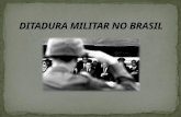 Período em que os militares governaram o Brasil; de 1964 a 1985; Características: Falta de democracia; Censura; Perseguição Política; Repressão;