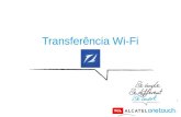 1 Transferência Wi-Fi. 2 Alcatel Onetouch apresentou nos seus produtos uma forma de transferir seus arquivos multimídia mais rápido do que o Bluetooth.