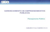GERENCIAMENTO DE EMPREENDIMENTOS PÚBLICOS CARLOS HENRIQUE LEITE BORGES Planejamento Público.