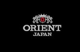 Marca Orient TRADIÇÃO TECNOLOGIA DESIGN Sempre à frente, em tecnologia e design, a marca Orient, apresenta ao mercado constates novidades. Relógios para.
