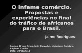 Jaime Rodrigues Alunos: Bruno Grion, Júlia Carvalho, Maiariane Duarte e Raphael Coelho Data: 30/08/2011.