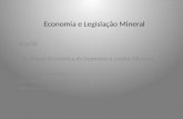 Economia e Legislação Mineral Aula 08 - Avaliação Econômica de Depósitos e Jazidas Minerais Cálculo de reservas – Cálculo por secções Cálculo por blocos.