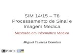 SIM 14/15 – T6 Processamento de Sinal e Imagem Médica Mestrado em Informática Médica Miguel Tavares Coimbra.