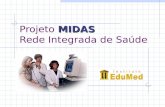 MIDAS Projeto MIDAS Rede Integrada de Saúde. MIDAS Município Integrado Digital para Aplicações em Saúde.