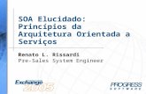 SOA Elucidado: Princípios da Arquitetura Orientada a Serviços Renato L. Rissardi Pre-Sales System Engineer.