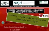 Curso Profissional Técnico de Gestão Ambiental PROJETO “NÓS PROPOMOS – CIDADANIA NA EDUCAÇÃO GEOGRÁFICA” 2em1 - Circular e Respirar melhor em Faro.