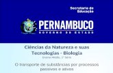 Ciências da Natureza e suas Tecnologias - Biologia Ensino Médio, 1ª Série O transporte de substâncias por processos passivos e ativos.