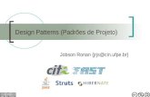 Design Patterns (Padrões de Projeto) Jobson Ronan {jrjs@cin.ufpe.br}