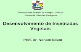Desenvolvimento de Inseticidas Vegetais Prof. Dr. Nonato Souto Universidade Federal do Amapá – UNIFAP Centro de Ciências Biológicas.