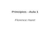 Princípios –Aula 1 Florence Haret. Bibliografia Da análise do princípio da capacidade contributiva como instrumento para realização da justiça tributária.