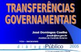 José Domingos Coelho josedc@tcu.gov.br Analista de Controle Externo TCU – SECEX/MG.